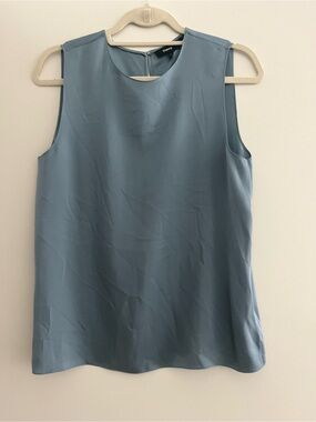 Theory Light Blue Sleeveless Shell Top